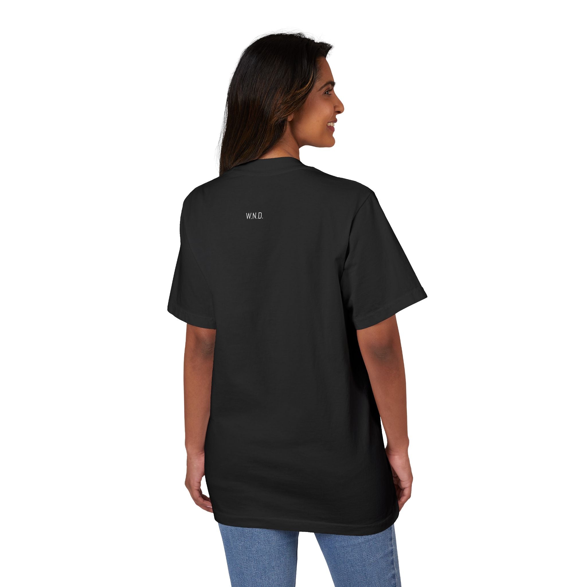 We Never Die T-Shirt — Minimalist Vintage Script Tee