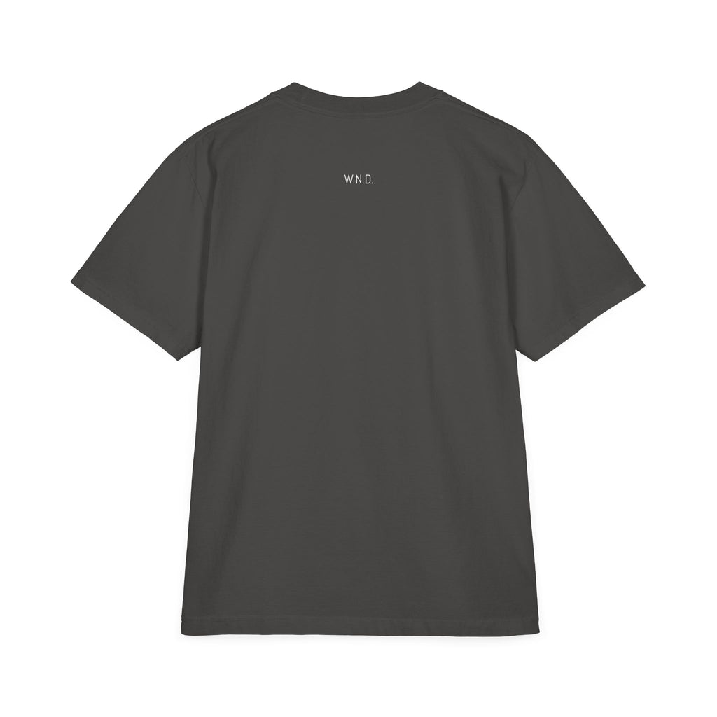 We Never Die T-Shirt — Minimalist Vintage Script Tee