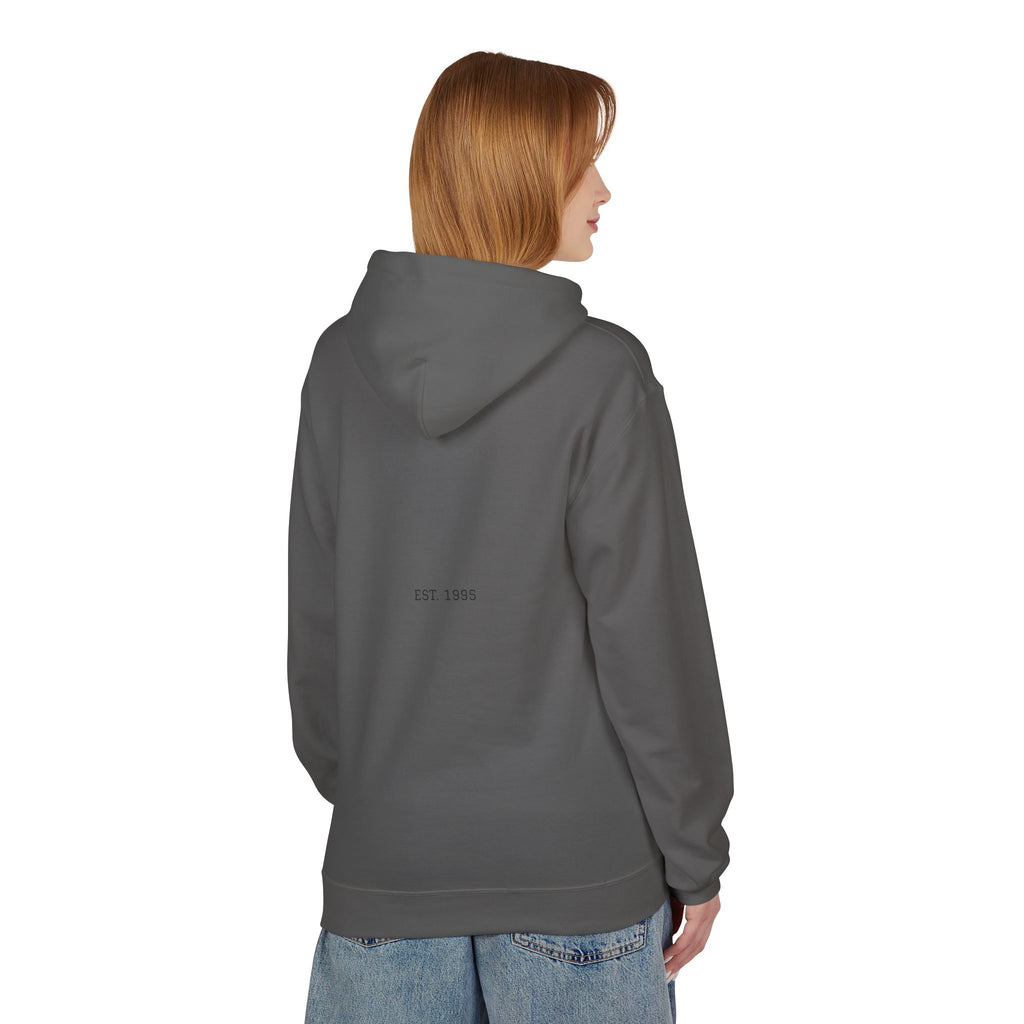 We Never Die Hoodie — Vintage Angel Graphic Spiritual Comfort Pullover