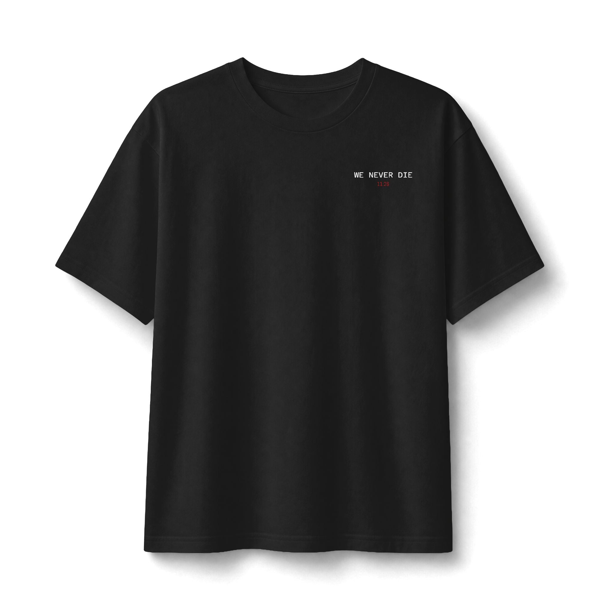 We Never Die Tee — Christian Resurrection Faith T‑Shirt