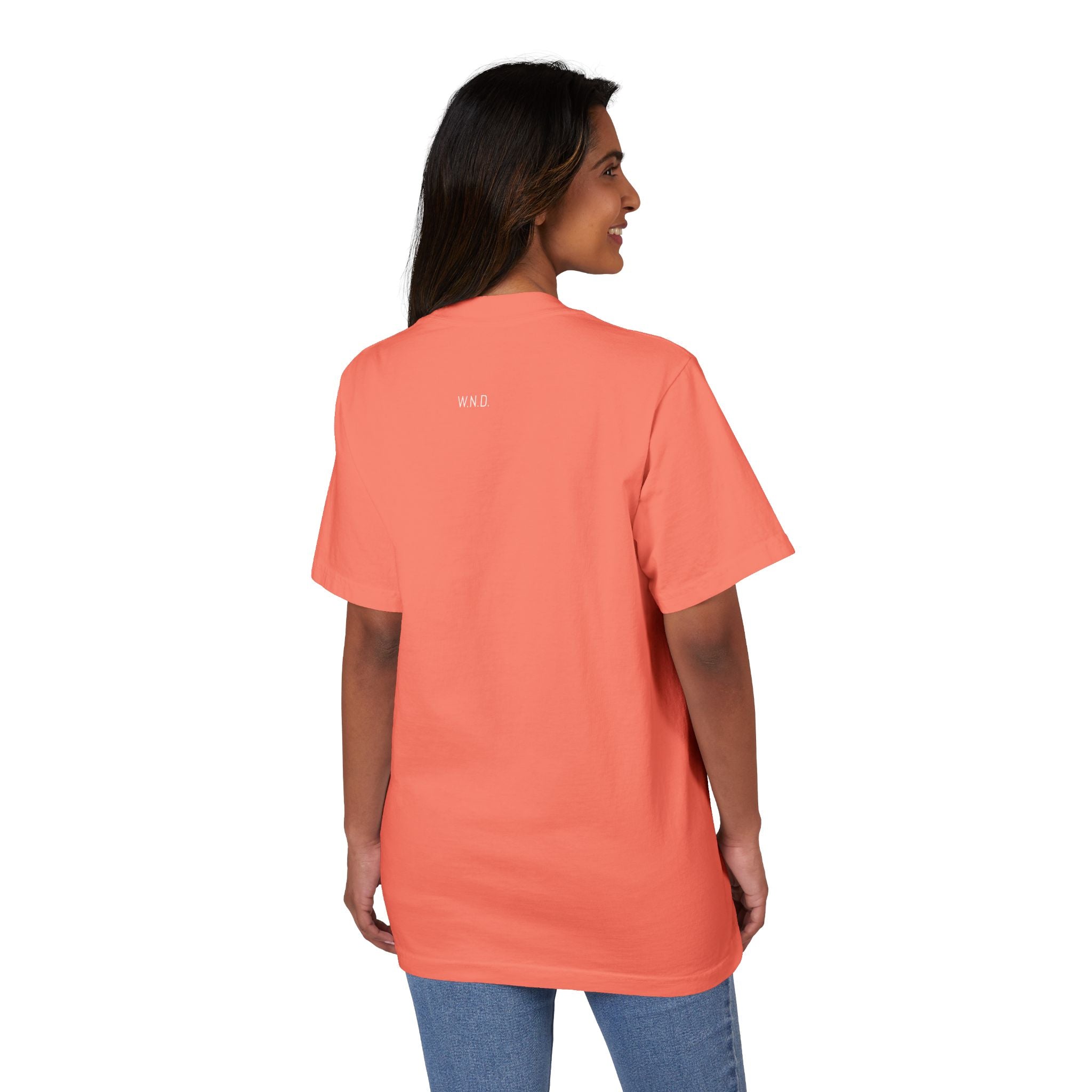 We Never Die T-Shirt — Minimalist Vintage Script Tee