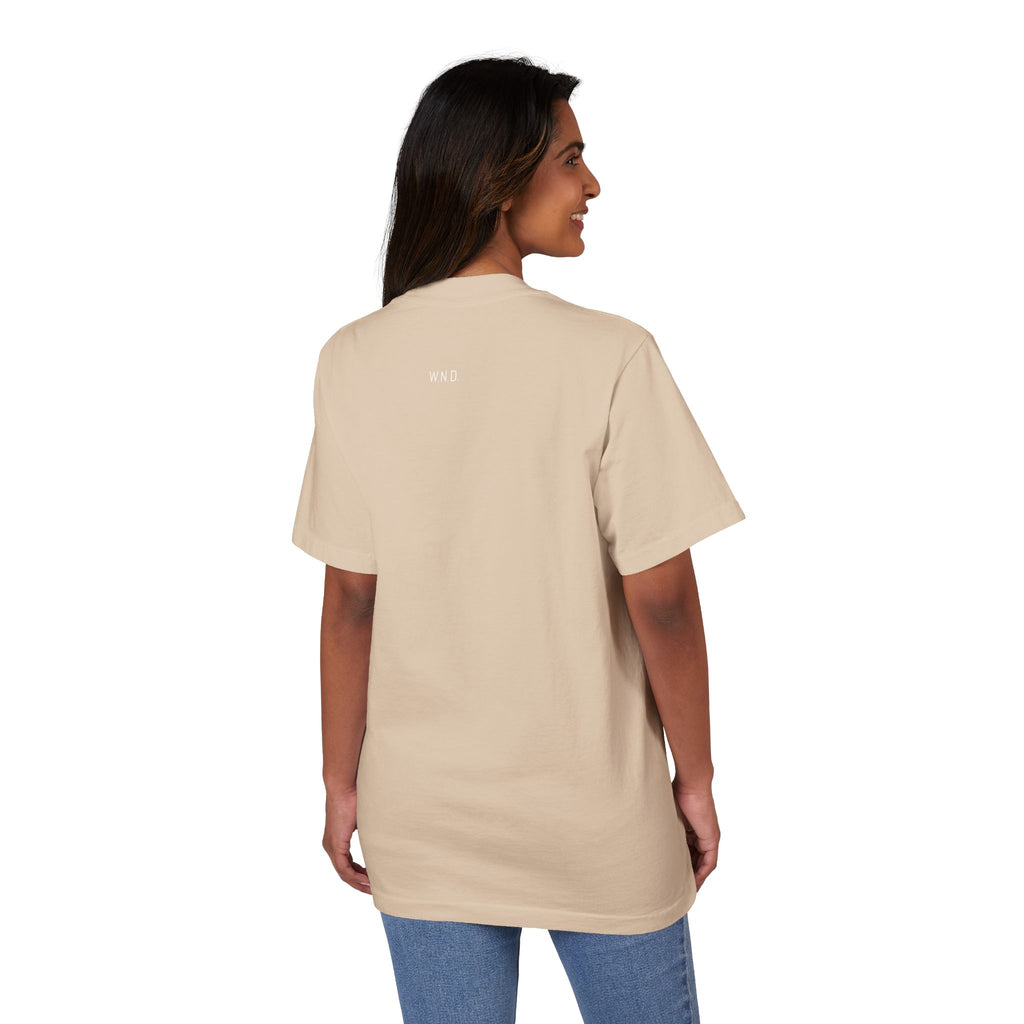 We Never Die T-Shirt — Minimalist Vintage Script Tee
