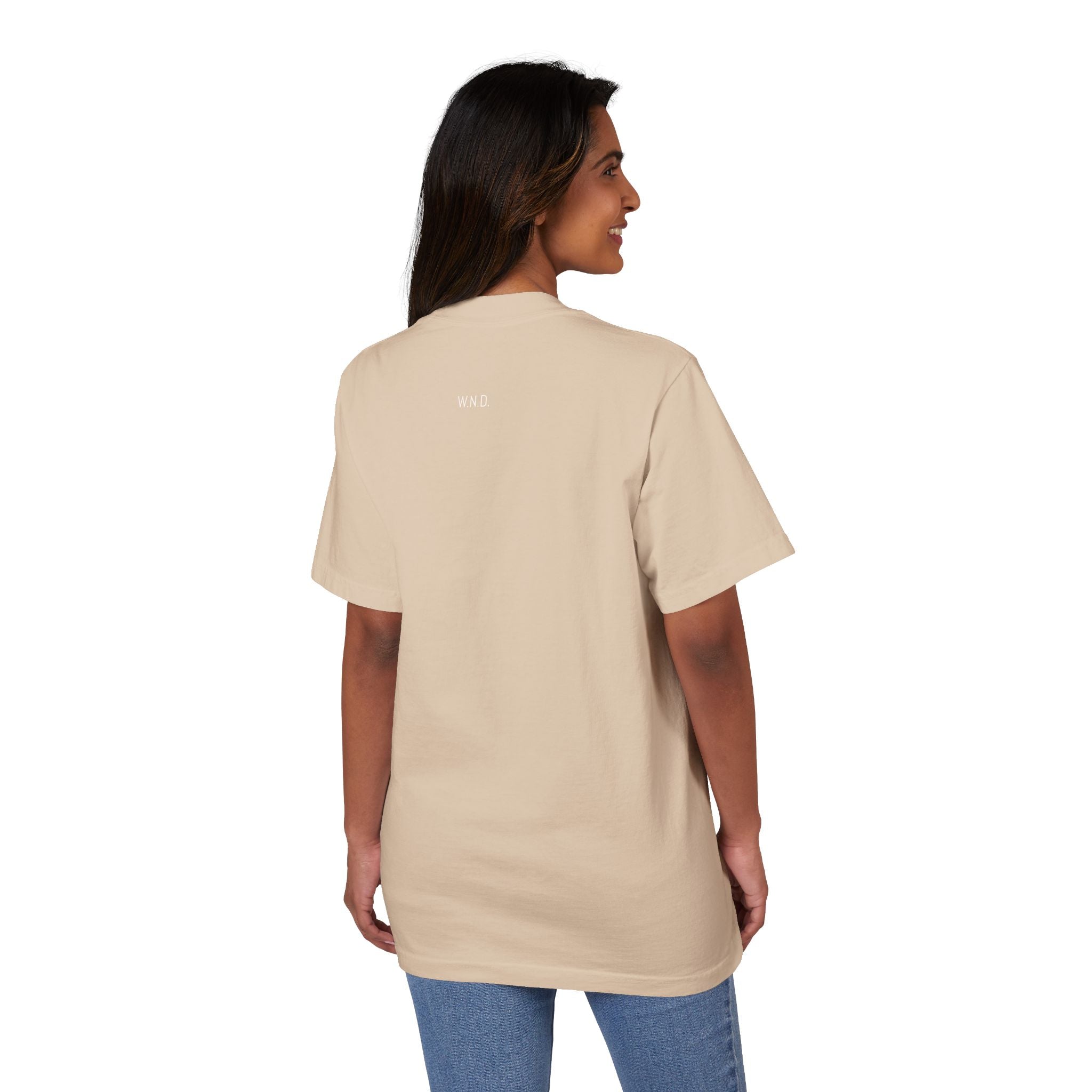 We Never Die T-Shirt — Minimalist Vintage Script Tee